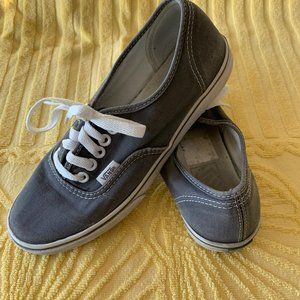 COPY - Gray Vans, tie style